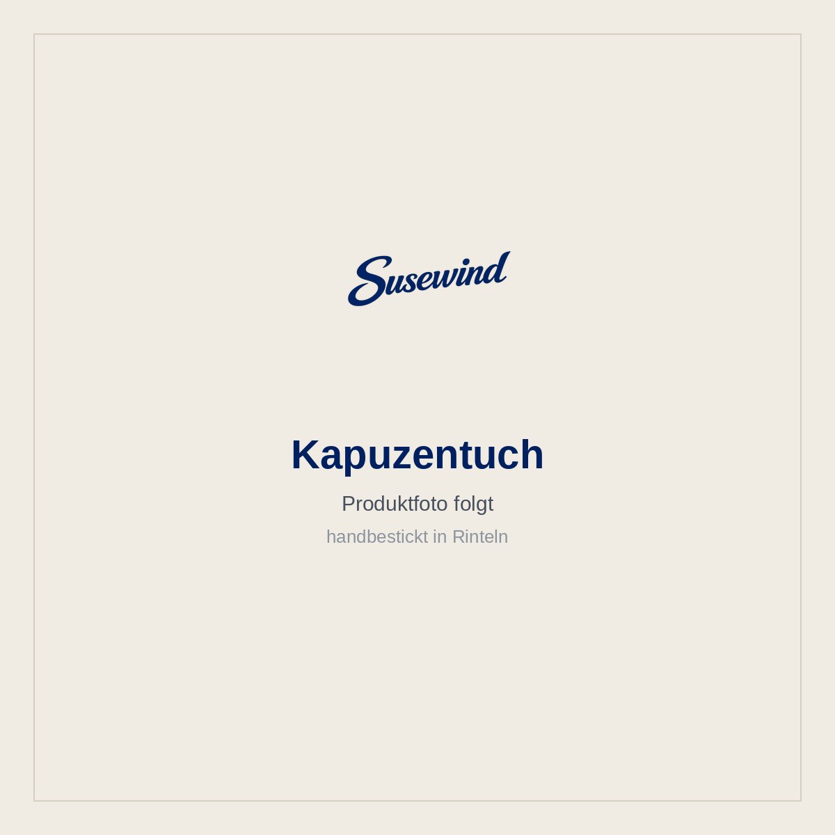 Baby-Kapuzentuch mit Stickfeld 75 × 75 cm